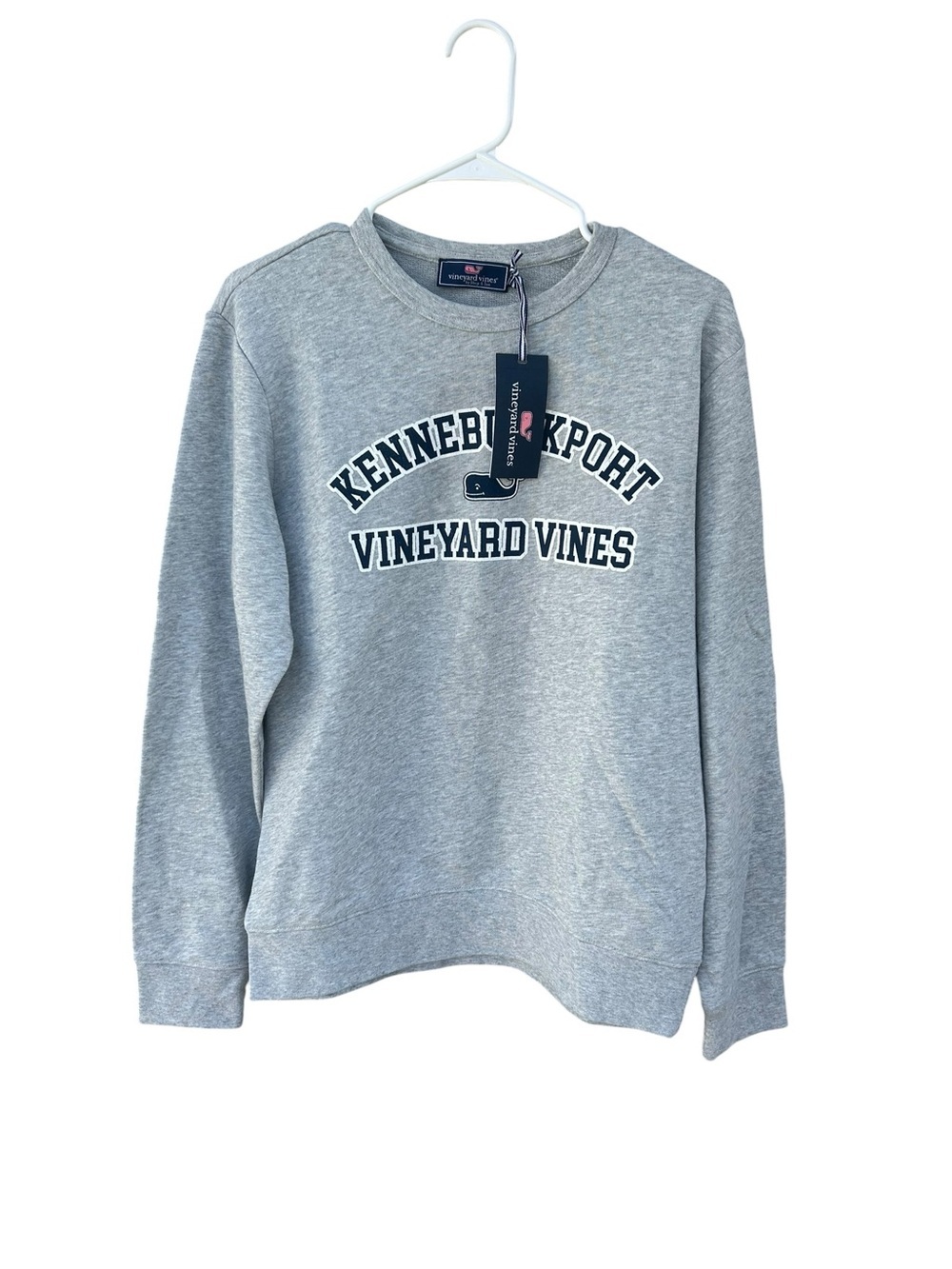 NWT Vineyard Vines Kennebunkport Gray Crewneck Sweatshirt - Size Men’s Small - Picture 2 of 9